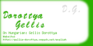 dorottya gellis business card